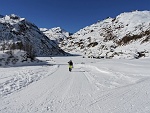 Di nuovo a Riale , le ciaspole non servono più.......